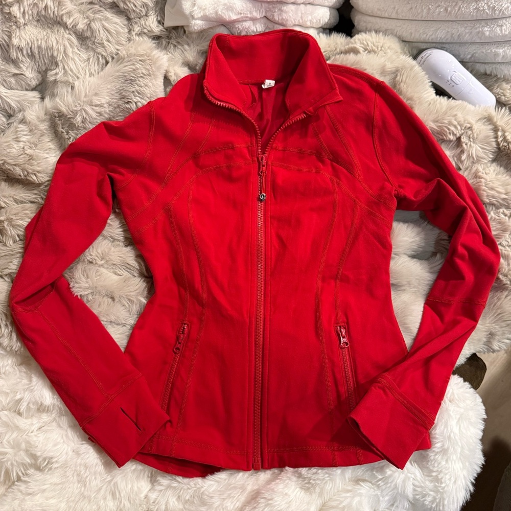 lululemon Define Jacket Luon Love Red Size 10